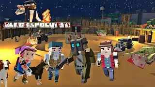 Meet the Survivors Leader that Keep Everyone safe from Zombies in BLOCKAPOLYPSE Zombie Shooter