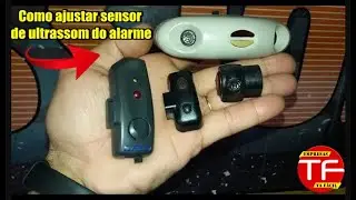 Como ajustar a sensibilidade do sensor de ultrassom do alarme