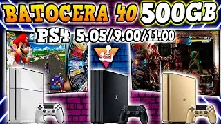 NEW Batocera 500GB PS4 Proyecto Finalizado Full Retro Gaming en HD PlayStation 4 Fat/Slim/PRO