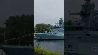 German Navy 1st corvette squadron in Rostock 🚢⚓️