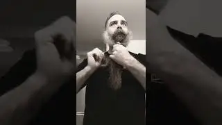 Bantu Knot on a long beard - SteveFaus #shorts #beard #haircare