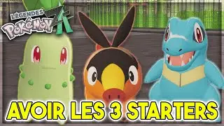 Avoir les 3 STARTERS du Jeu dans Pok&eacute;mon L&eacute;gendes Z-A ! (Kaiminus, Gruikui et Germignon)