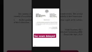 Ssc exam delayed #ssc #studymotivation #rrbje #exam #ssccgl #sscje #shorts #viralshorts #study