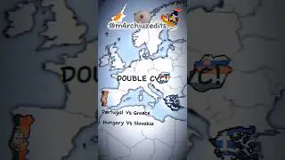 Portugal VS Greece and Hungary VS Slovakia #cvc #animation #countryballs