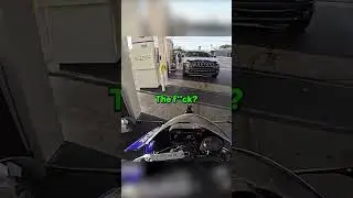 Biker's Dog Followed Him 10 miles to the Gas Station! 😱