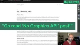 Jonathan Blow on graphics APIs