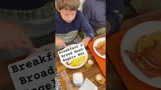Enjoy breakfast at broad nosh bagels deli nyc 4.9 google rated bagels NYC