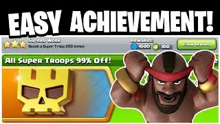 🔥 How to Complete Super Troop Achievement FAST (99% Discount Trick!) | Clash of Clans