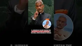 SJaishankar called Pakistan the &ldquo;epicentre of global terrorism&rdquo; #sjaishankar #pakistan #news #shorts