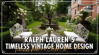Timeless Vintage Home Tour | Ralph Lauren Home Decor Style Ideas for Elegant Rustic Interiors