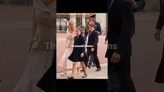Princess Charlotte leads with poise at royal family event  #royal #shorts #princess #kate #prince