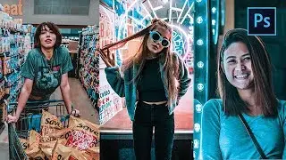 [ Photoshop Tutorial ] NIGHT MOOD Color Tone  + FREE PRESET
