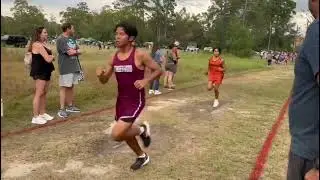 8th grade X Country 1.5 mile (2400m) race- 1st place with 7:41 (Pr) 5:07/mi @ CMS Sept 25,2024 🥇