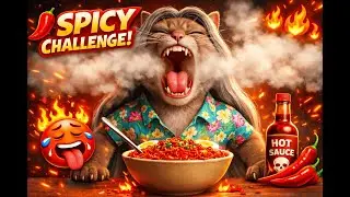 Cats vs INSANE Spicy Food Challenge (It Gets Wild) | Show Cats