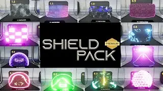 Premium Shield Pack-UE4 Niagara Particle-Unreal Engine(UE4 / UE5)