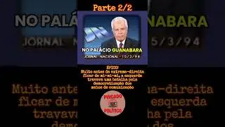 Jornal Nacional obrigado a ler a carta de direito de resposta de Leonel Brizola. Parte 2.