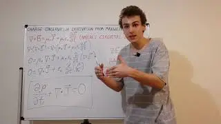 Charge Conservation Derivation from Maxwell's Equations (Charge Invariance in Electromagnetism)