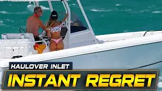 GIRL GETS LAUNCHED AND CRUSHED AT HAULOVER INLET | BOAT ZONE