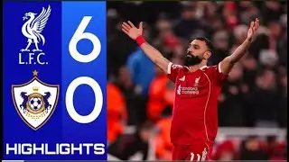 liverpool vs Qarabag FK 6 0 highlights   all goals  Reds Go Top 4   Champions League 2026