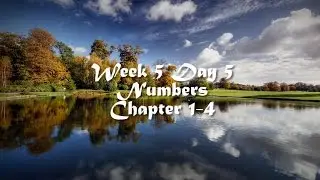 План чтения аудиобиблии &ndash; неделя 5, день 5 (номера 1&ndash;4)