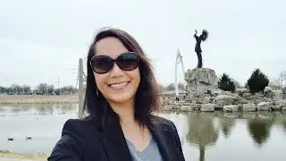 The Keeper Of The Plains Sculpture in Wichita, Kansas