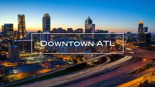 Downtown ATL I 4K Drone Footage