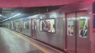 Metr&ocirc; (CMSP) - Frota J (J40) partindo de S&eacute; sentido Tucuruvi (Linha 1-Azul)