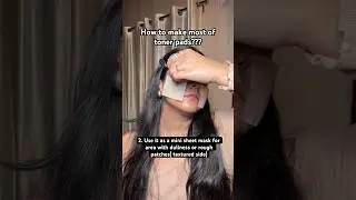 How to use toner pads | numbuzin no 5 vitamin c toner pad | #numbuzin #tonerpads #shortsvirals