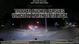 Ford Taurus Bolts From Interstate Stop in North Little Rock | Arkansas State Police Pursuit