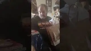 Ron opening his Christmas presents : Thurs Dec 25/2025