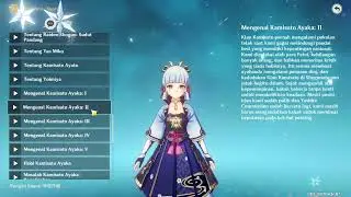 Ayaka Voice lines Japanese Sub Indonesia