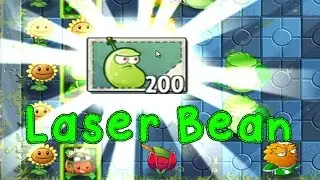 Plants vs. Zombies 2: New Plant Laser Bean Gameplay