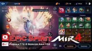 Mir4 Epic Spirit - White Peacock Crystaglass - Pusaka772