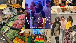 VLOG: Intercultural Day at My University | Shopping, Cooking & Representing Ghana 🇬🇭  in Germany 🇩🇪