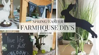 Farmhouse Style | 3 Easy Spring/Easter DIY's | Budget Friendly