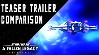 LEGO Star Wars A Fallen Legacy Teaser Trailer comparison 2019 & 2024