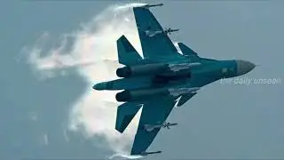 Ukraine Armed Forces Shot Down a Russian SU-34 Fullback Fighter Bomber Jet in Izyuk.
