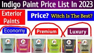 Indigo Exterior Paint Price List & Review | Indigo Paints Tutorial Video