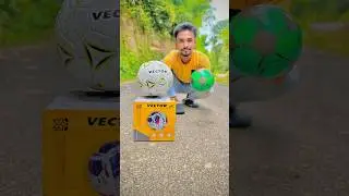 2 In 1 Football is Best? | VECTOR X vs Local Ball Unboxing & Playing ⚽🔥|| #shorts