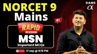 MSN  #1# IMPORTANT MCQs NORCET 9 MAINS | RAPID REVISION |by AWG Sir