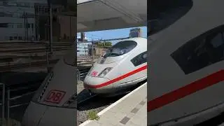 German HIGH speed ICE train departing from UTRECHT 🇳🇱