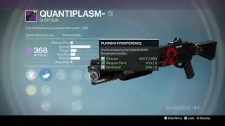 Destiny: Rise of Iron Raid Gear - Quantiplasm Shotgun!