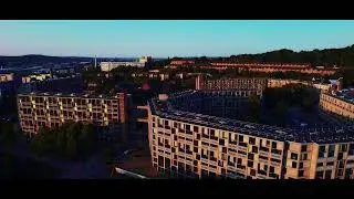 The Iconic Parkhill Flats in Sheffield by drone.