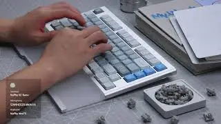 NuPhy Nos75 Typing Sound Test - N1 nano