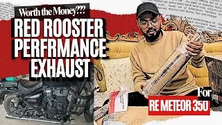Meteor 350 Red Rooster Exhaust Review | Unboxing &bull; Installation &bull; Sound | Assamese #meteor350 #assam