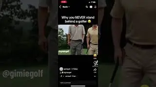 a guy gets hit in the balls with a golf ball #funny ￼