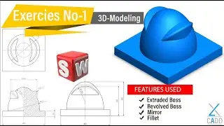 Solidworks Tutorial Exerices No -1 (3D modeling)