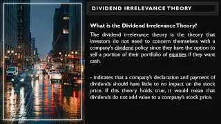 Distributions to Shareholders: Dividends and Share Repurchases (FRIAS)