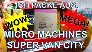 GESCHENK TIPP: Micro Machines Super Van City - unboxing deutsch Auto Welt mit &uuml;ber 20 Mega Actions