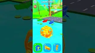 Shape-shifting Lv-1090 Funny Race Gameplay new hyper casual games #shapeshifting #gameplay #shorts
